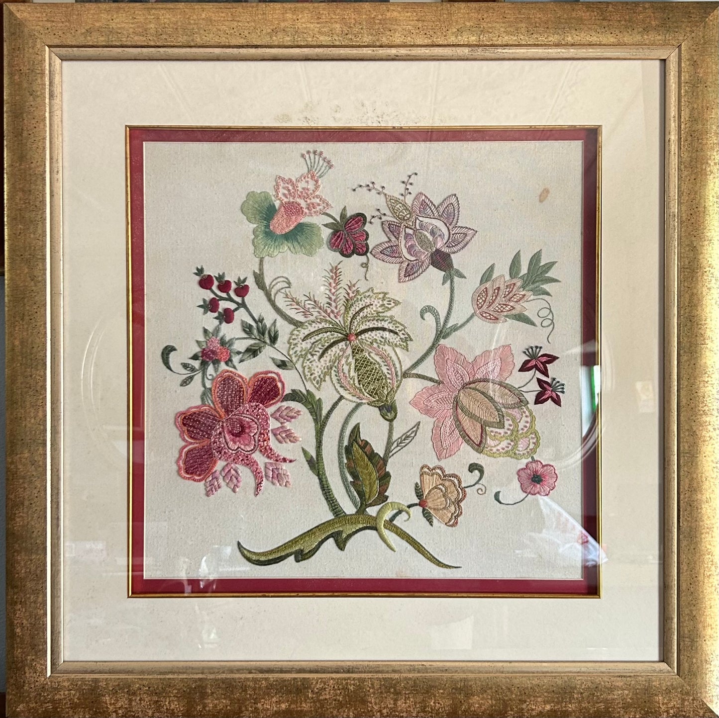 Pair of Vintage Embroidered Pictures