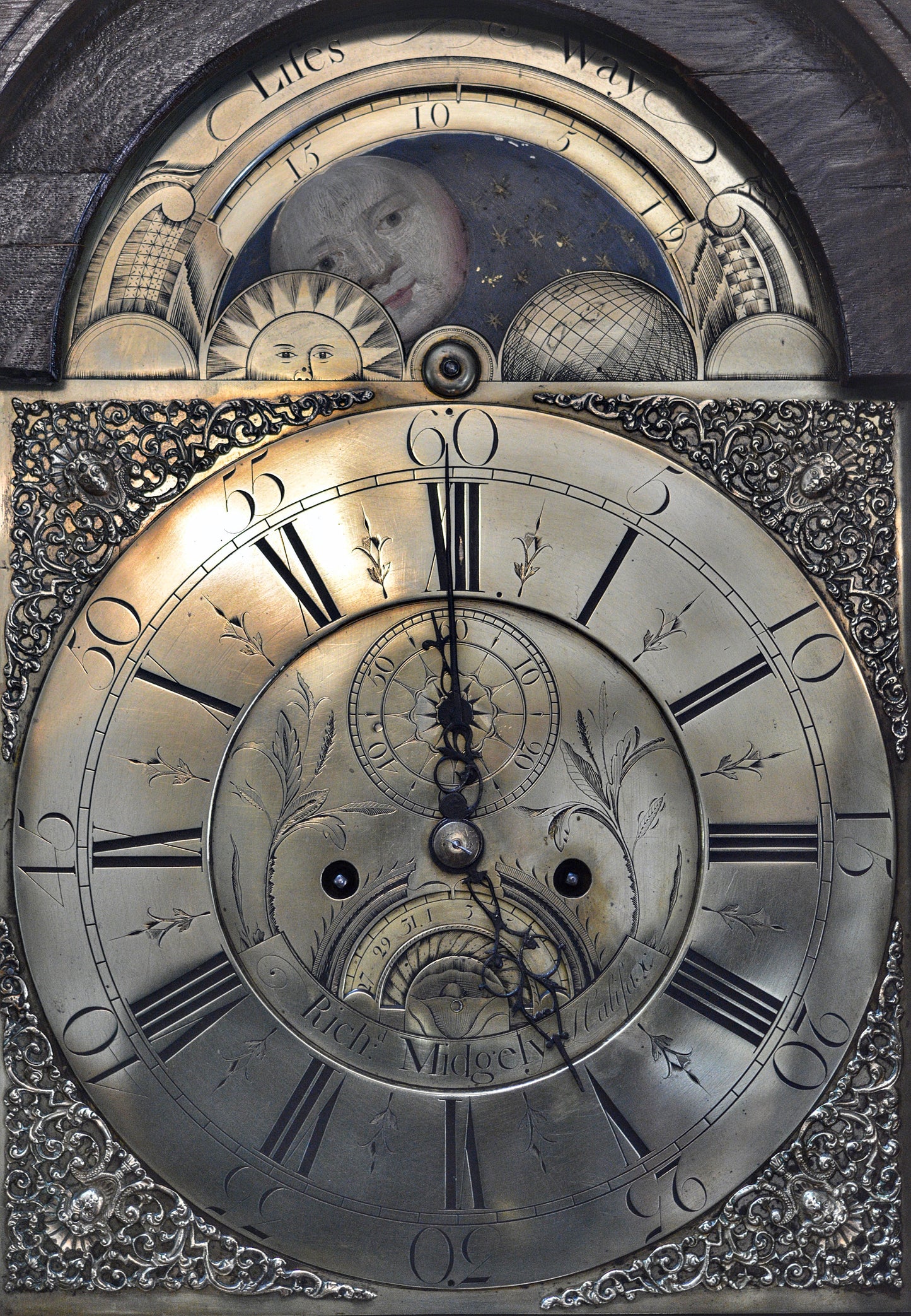 Georgian mahogany Longcase Clock