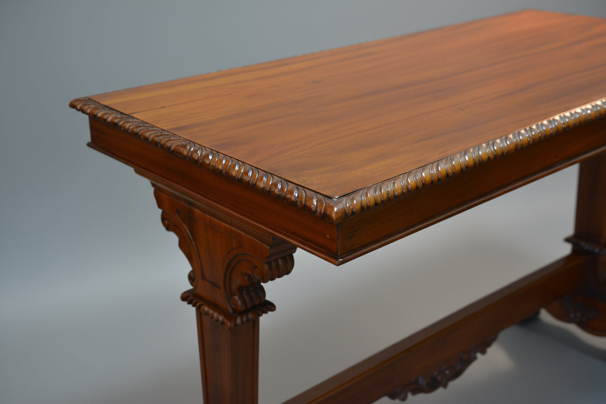 Victorian mahogany Stretcher Table