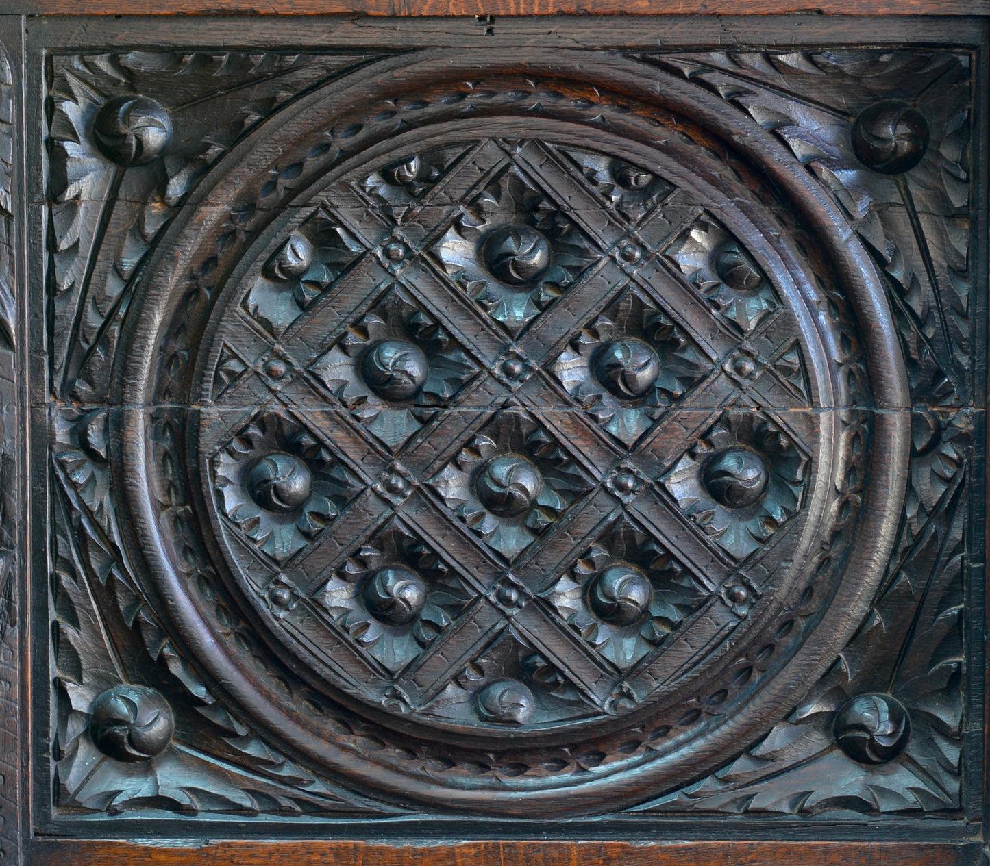 16th Century carved oak Romayne Panels,