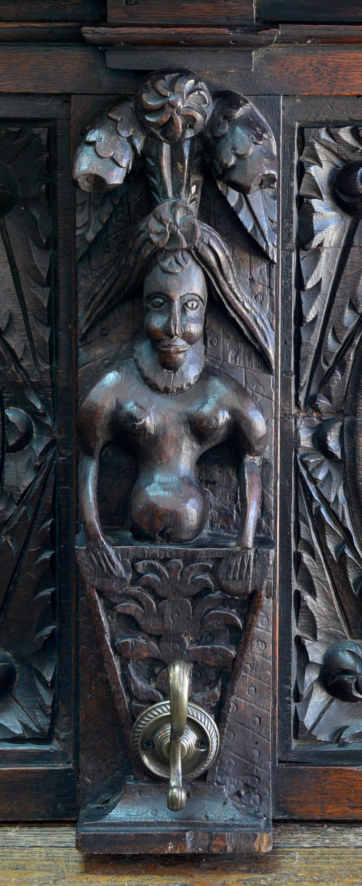 16th Century carved oak Romayne Panels,