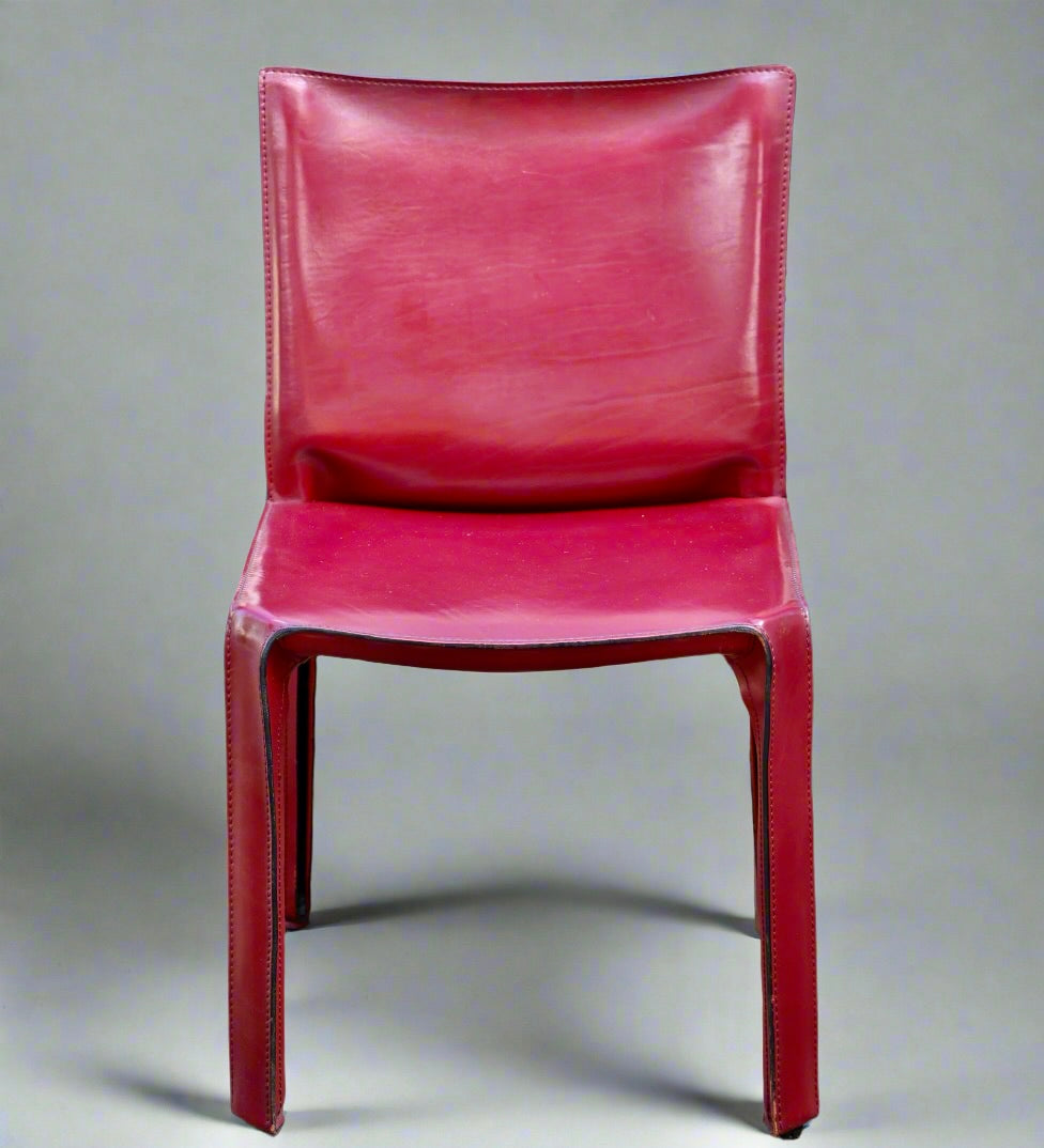 Set of six CAB 412's and two CAB 413's Dining Chairs - designed by Mario BELLINI for Cassina, Mid 1980's