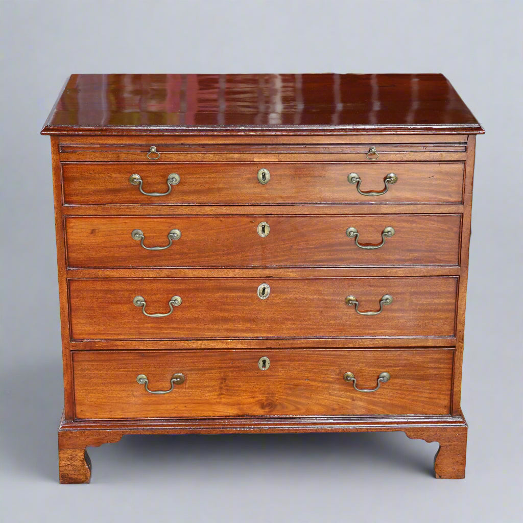George III mahogany small rectangular Chest of Drawers