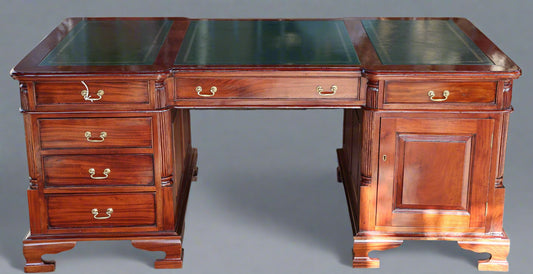 William IV mahogany Partner's Desk