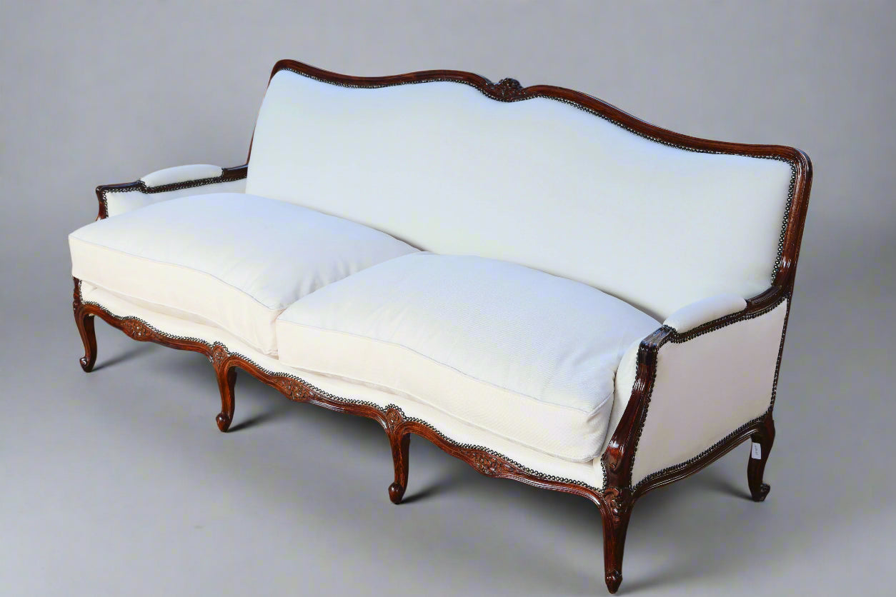 Louis XV style beechwood Settee