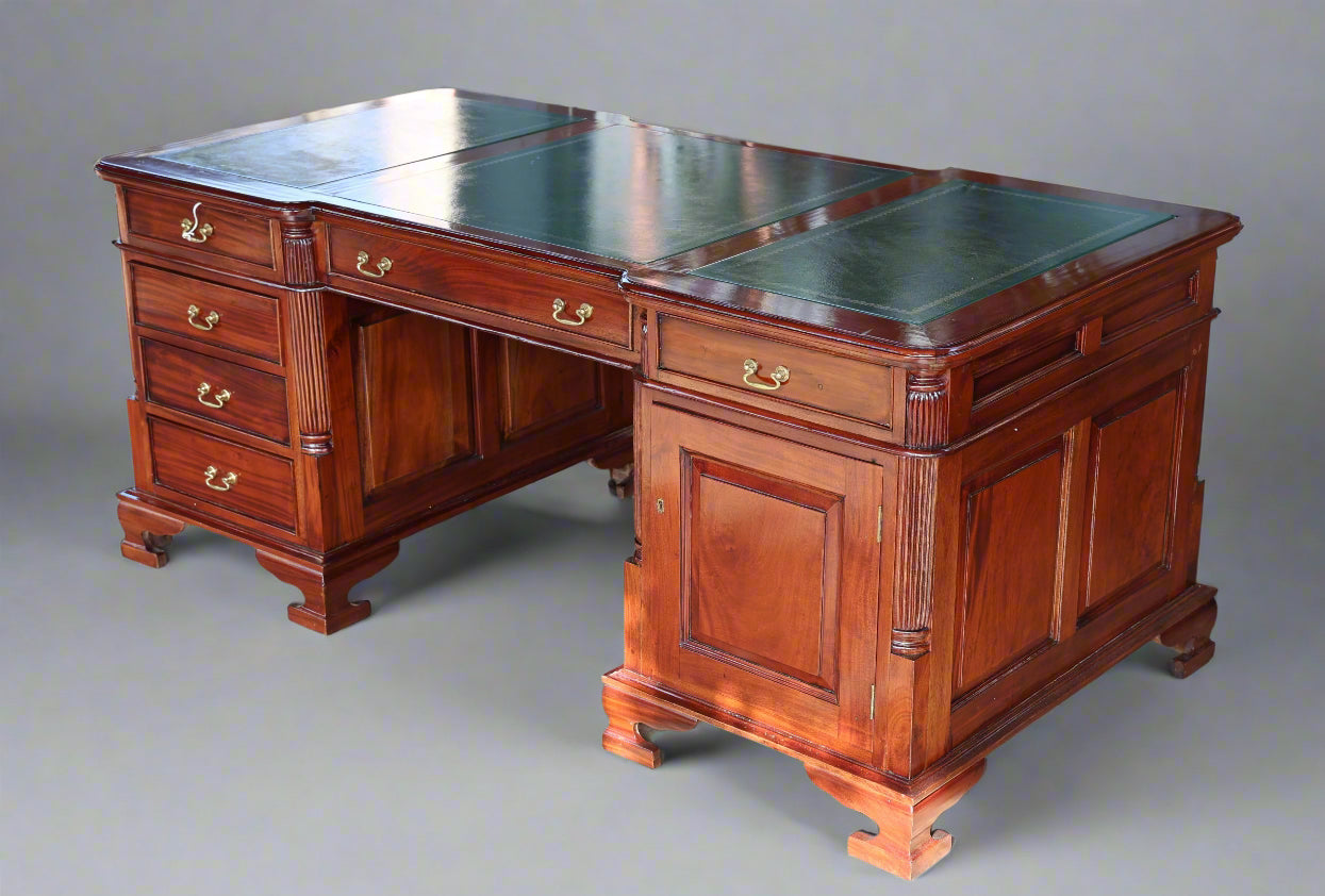 William IV mahogany Partner's Desk