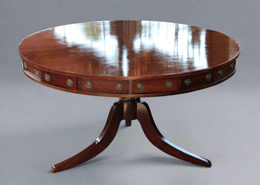Mahogany Drum/Centre Table