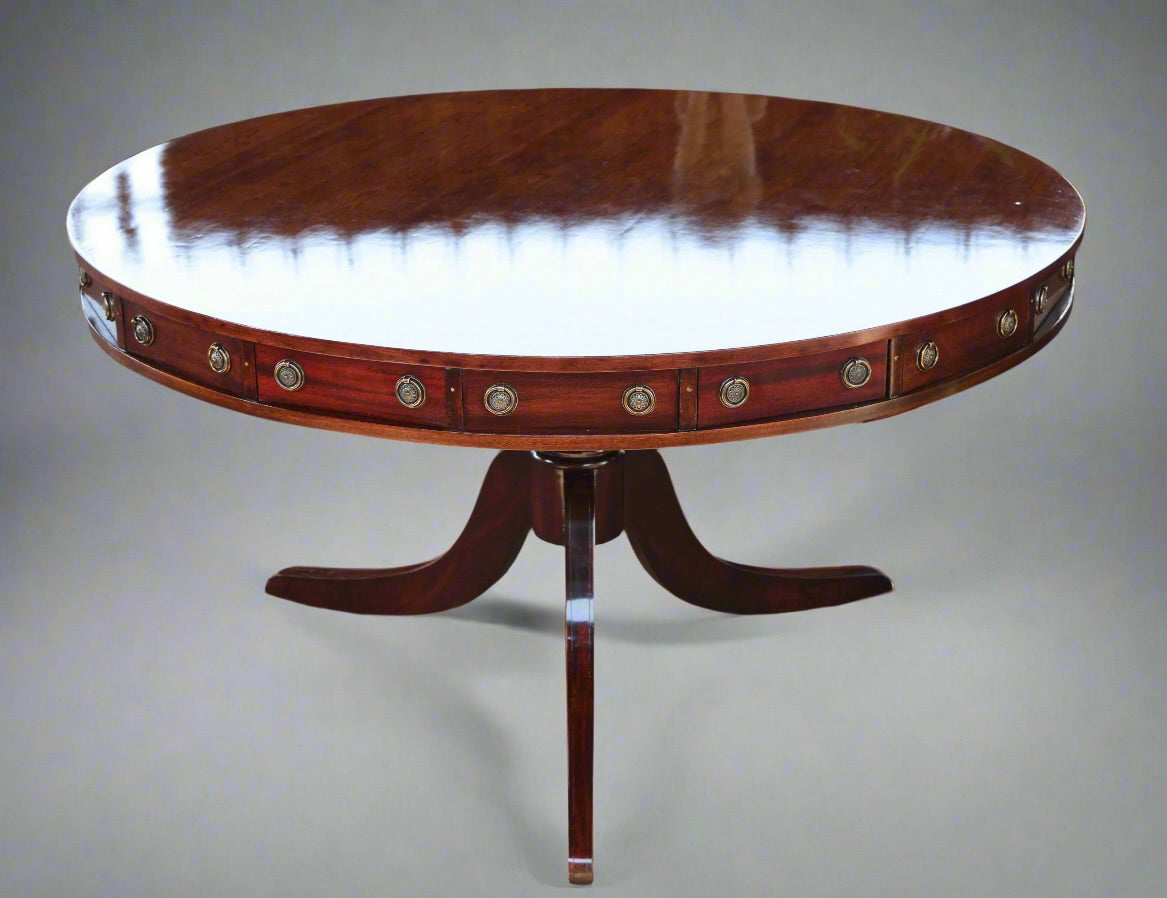 Mahogany Drum/Centre Table