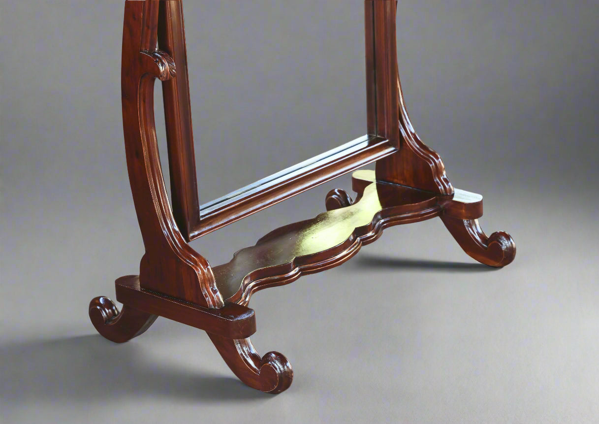 Victorian style mahogany Cheval Mirror