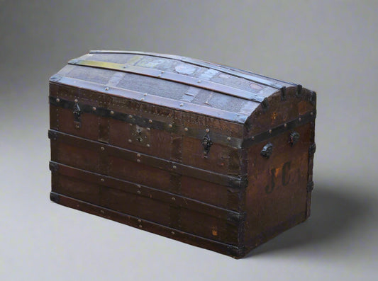 Victorian Steamer Trunk