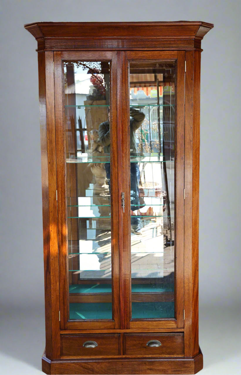 Mahogany Display Cabinet - made to order
