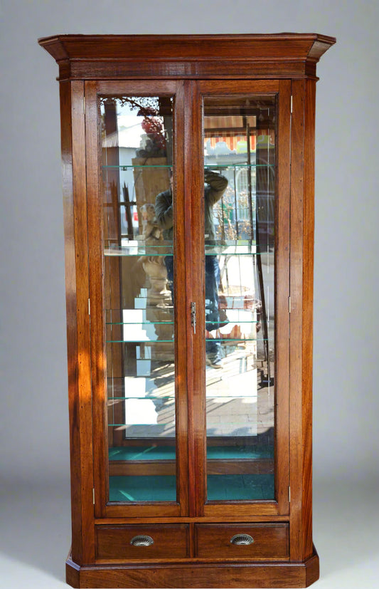 Mahogany Display Cabinet - made to order