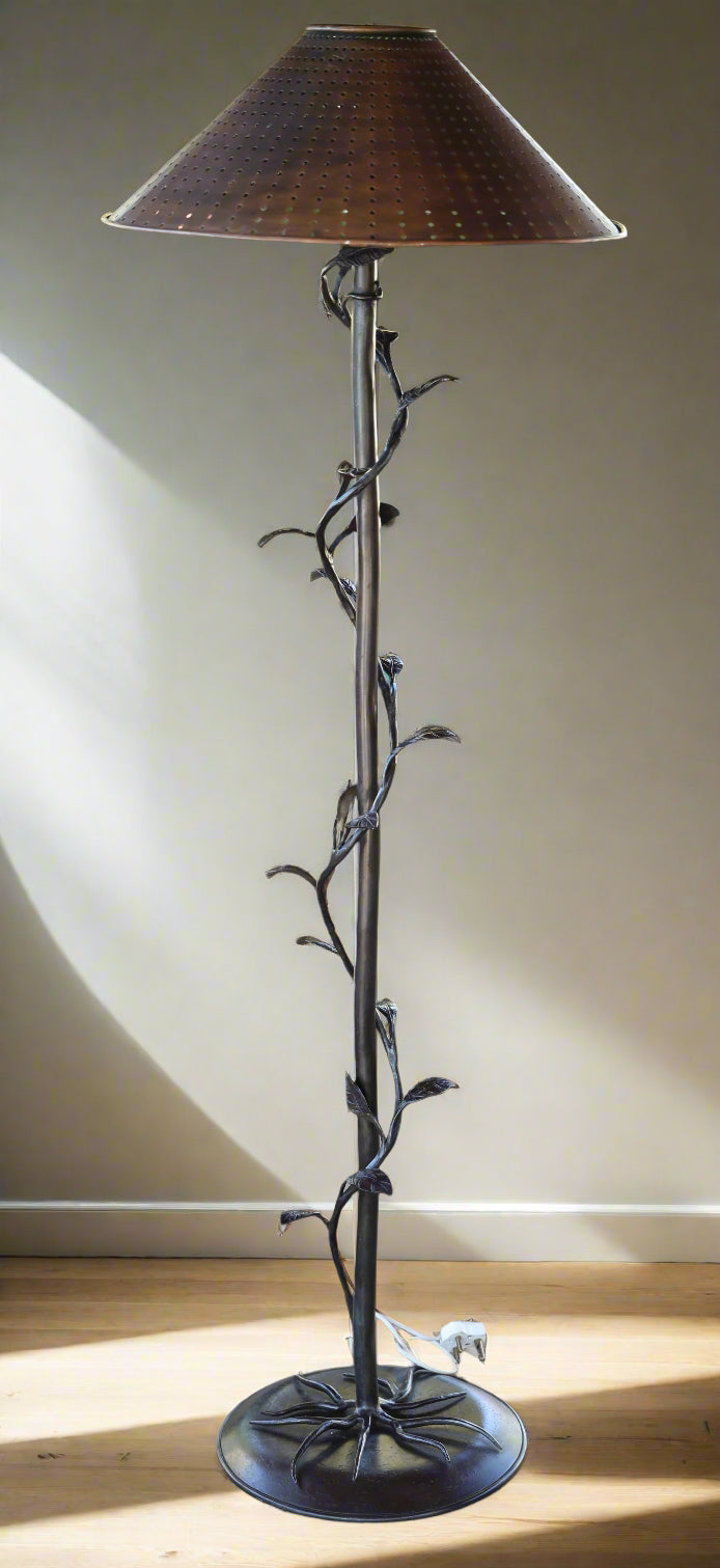 Forged wrought iron Designer Standard Lamp