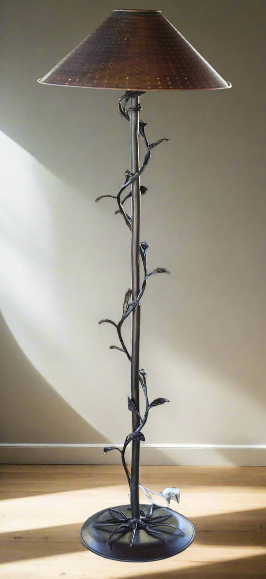 Forged wrought iron Designer Standard Lamp
