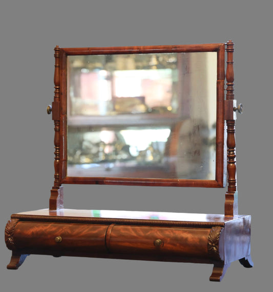 Early Victorian mahogany Dressing Table Mirror