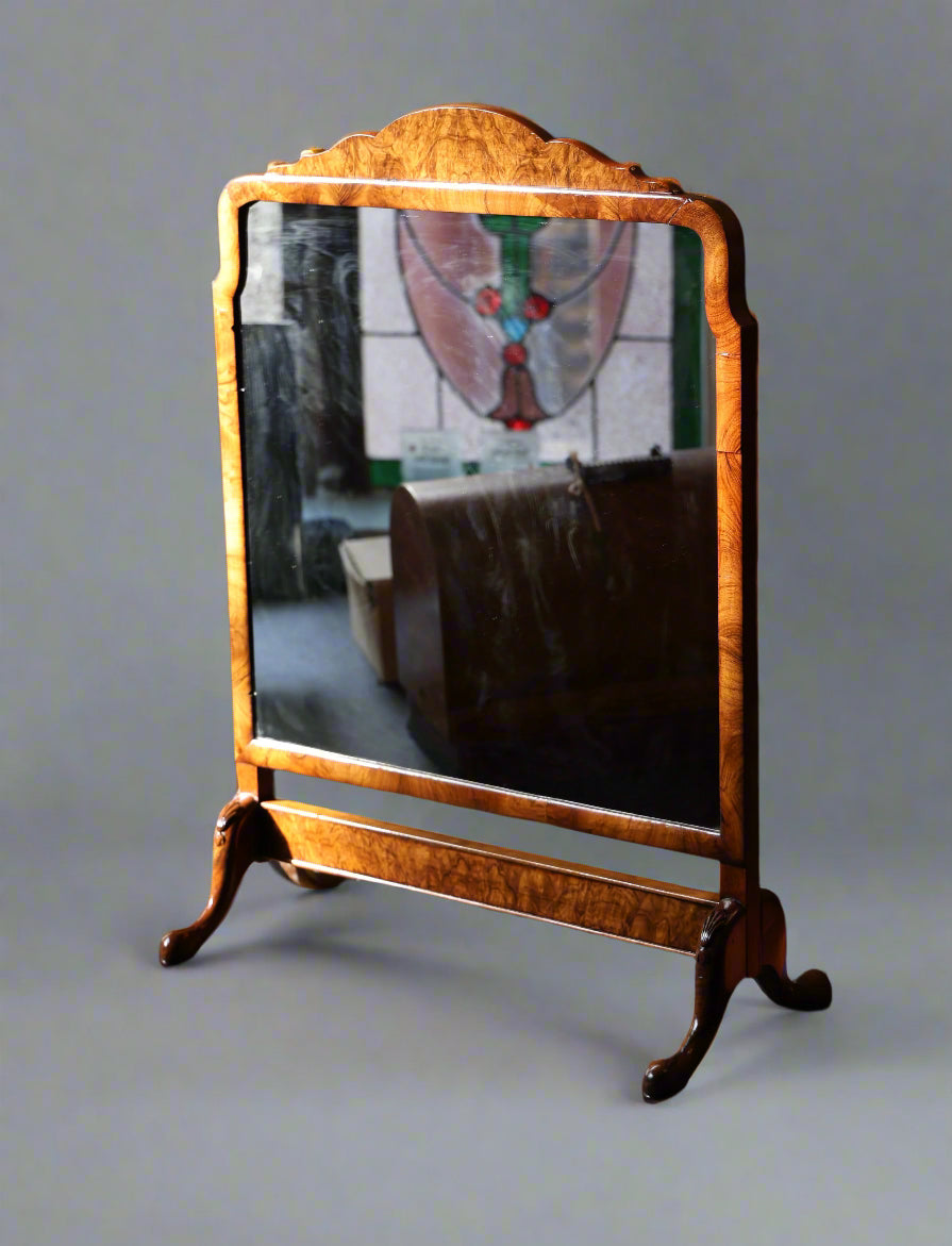 Walnut Table Mirror
