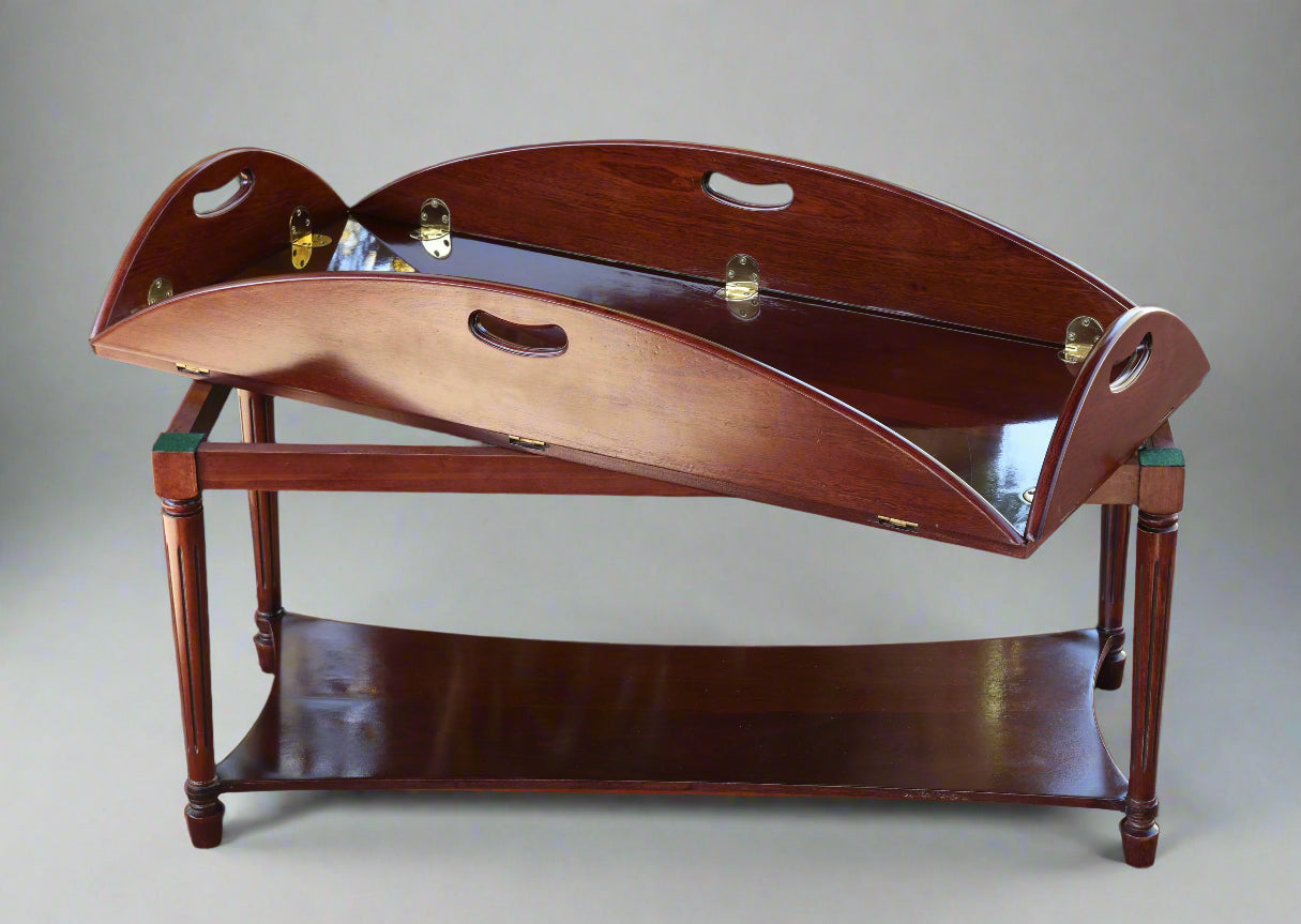 Butlers' Tray Coffee Table with Folding Sides