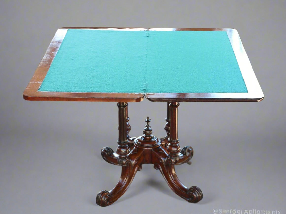 Victorian mahogany Card Table