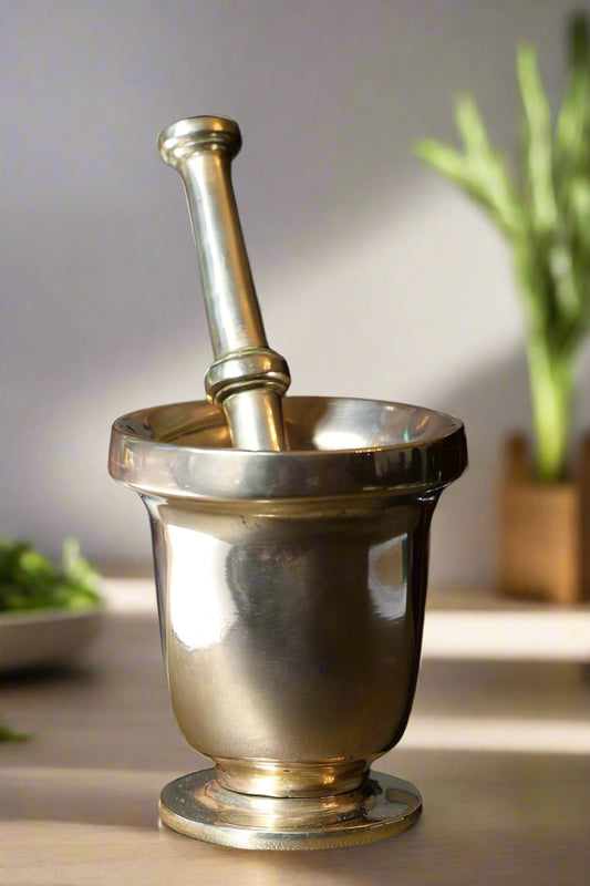 Brass Mortar & Pestle