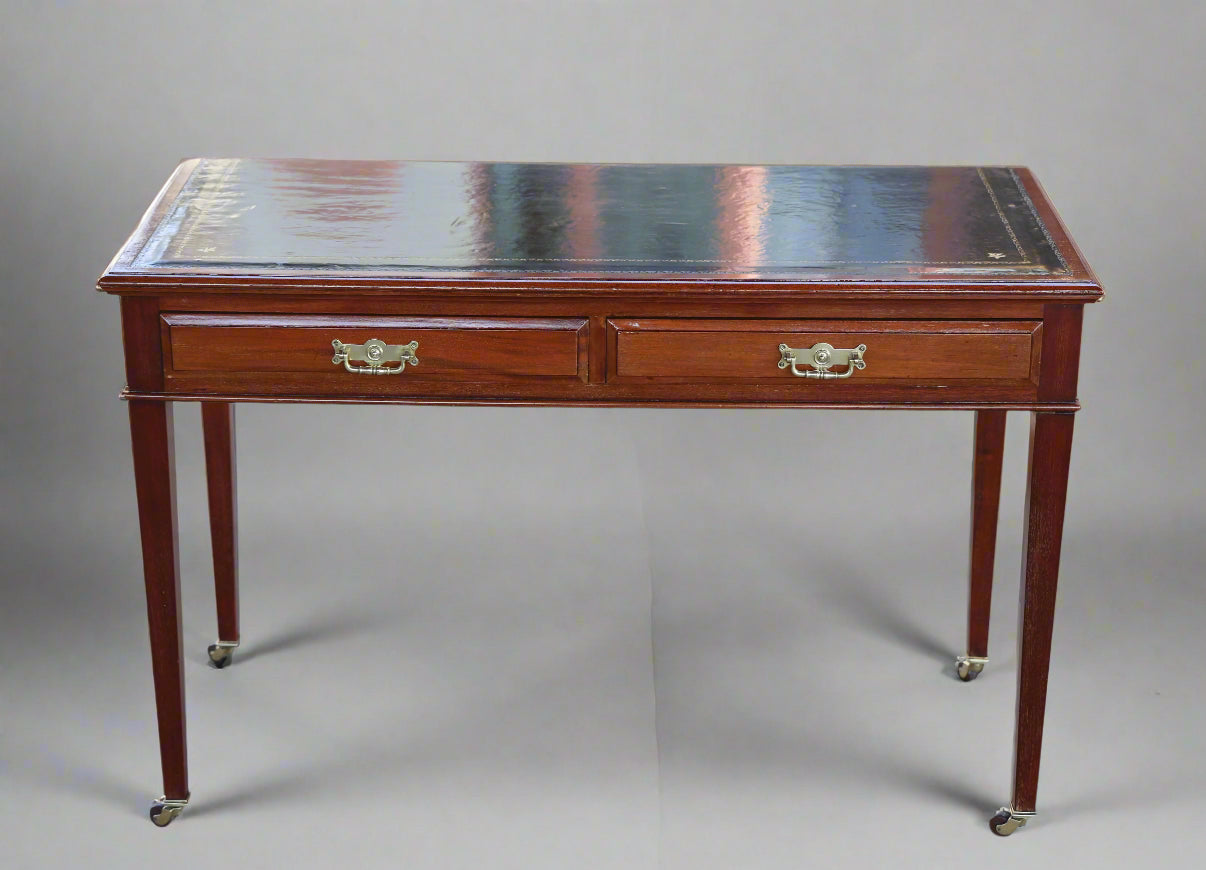 Edwardian Maple & Co Mahogany Writing Table