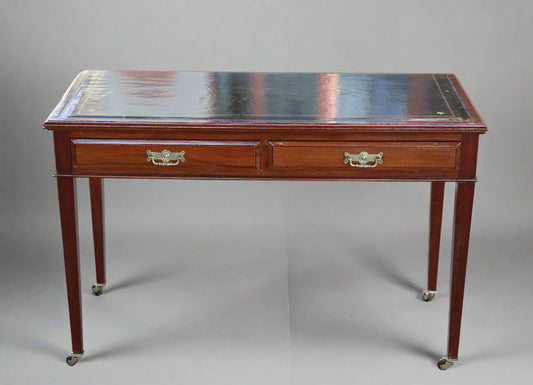 Edwardian Maple & Co Mahogany Writing Table