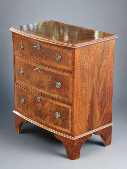 Walnut Pedestal/Chest of Drawers