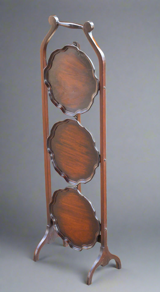 Edwardian mahogany Cake Stand