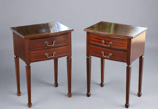 Pair of mahogany Pedestals