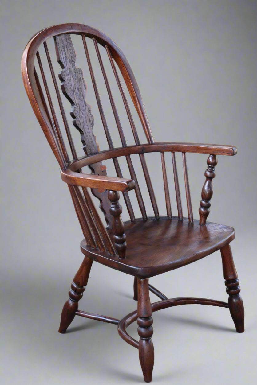 Two similar Antique Windsor Armchairs