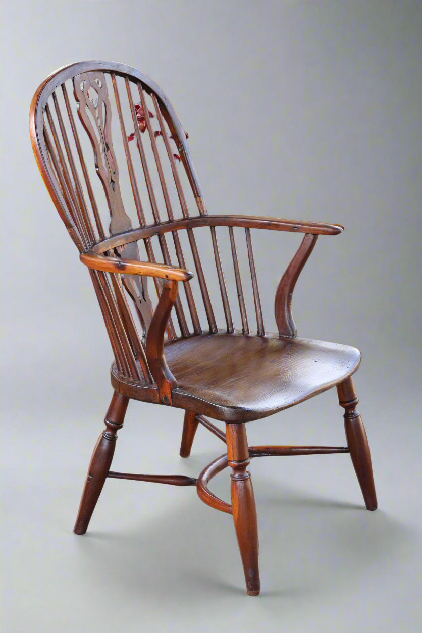 Two similar Antique Windsor Armchairs