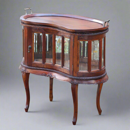 Mahogany Cake Stand with removable tray