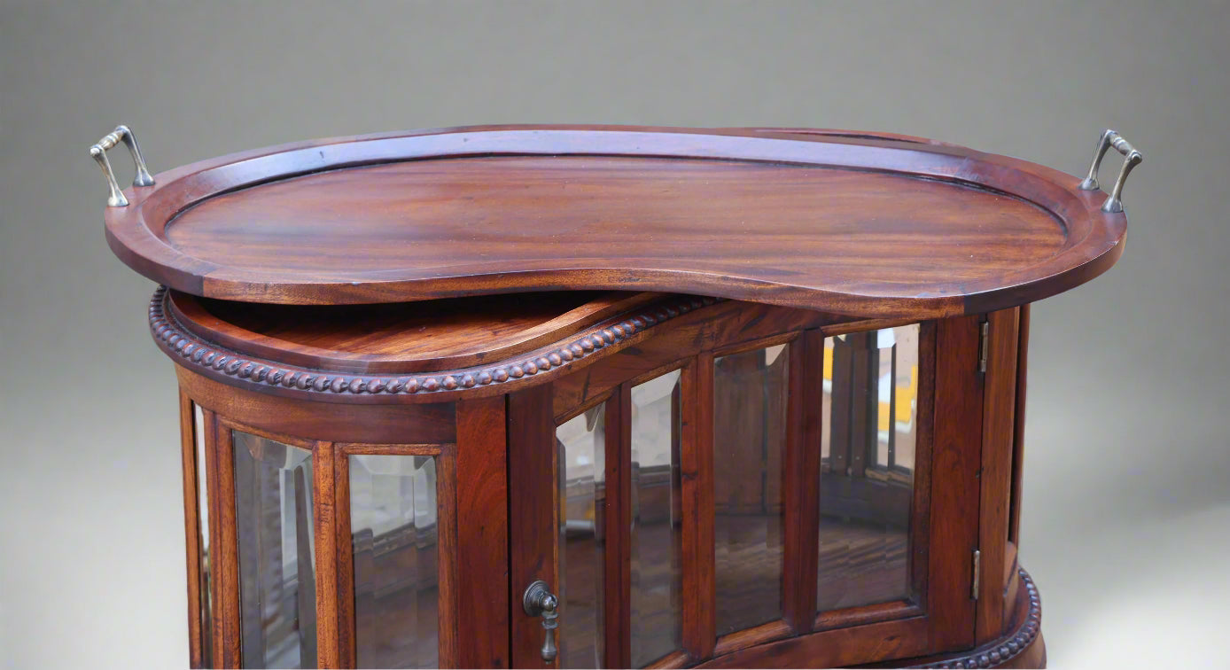 Mahogany Cake Stand with removable tray