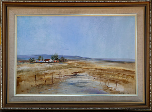 Barbara Ploner - Landscape - Oil on board