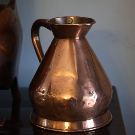 19th Century 1 Gallon Copper Measure