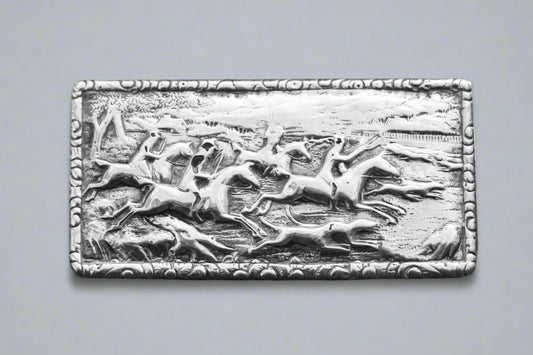 George IV Antique Silver Hunting Snuff Box, Thos. Shaw
