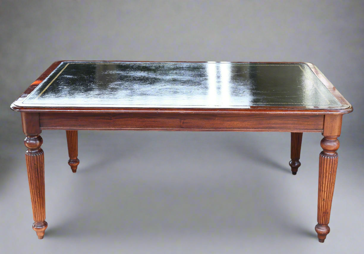 Victorian style Mahogany Library/Writing Table
