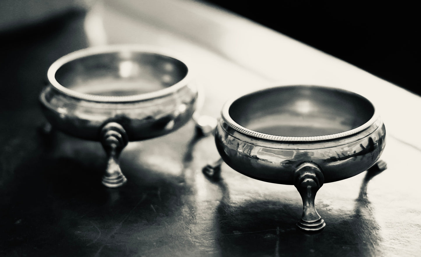 Pair of Georgian Silver Salts