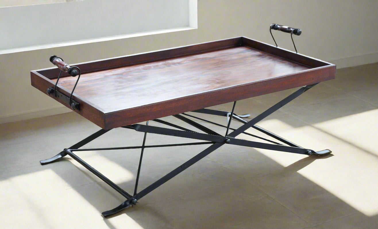 Tray-top Style Mahogany Coffee/Centre Table