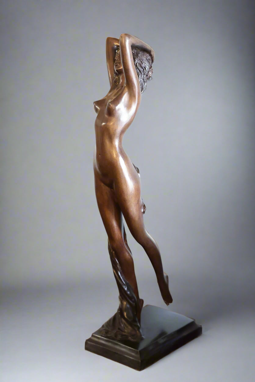 Patinated Spelter Figurine after Joseph Michel-Ange Pollet (1814-1870)