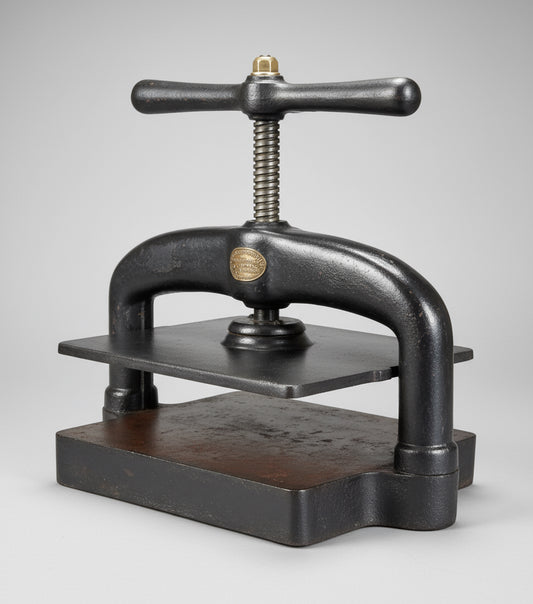 Geo Constable & Co wrought iron Book Press