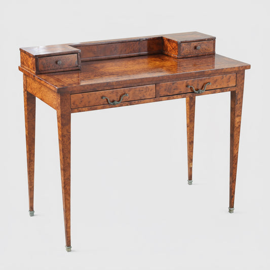 An Edwardian burr yewwood Lady's Writing Table - SOLD