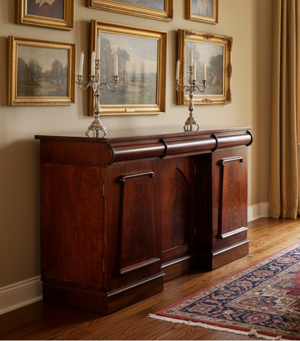 An early Victorian mahogany Sideboard