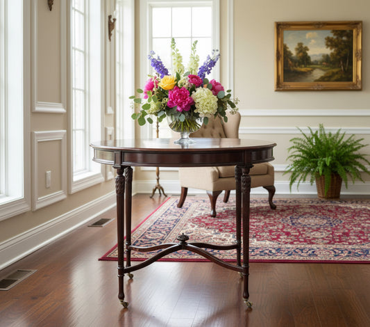Edwardian mahogany oval Occasional Table