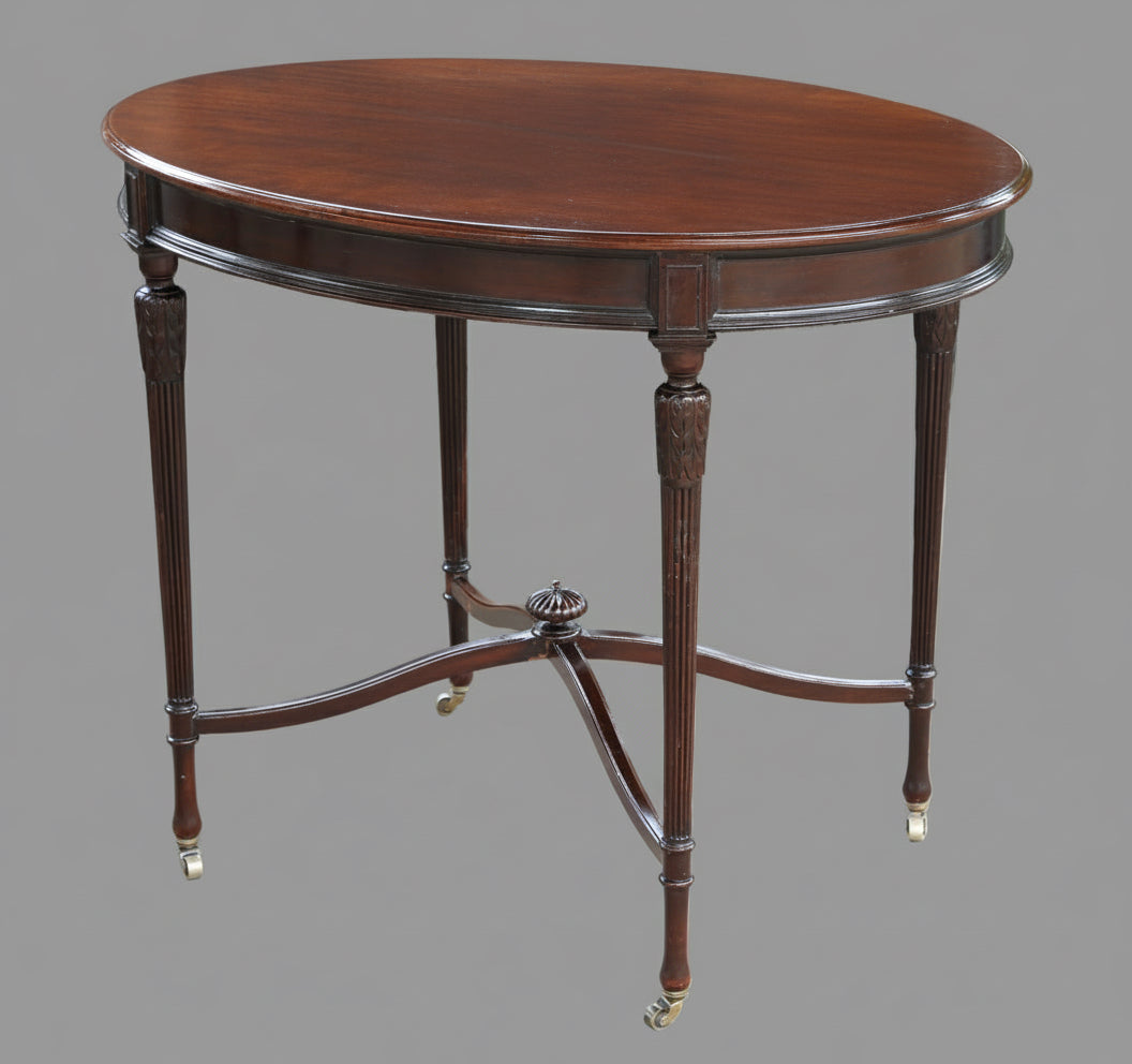 Edwardian mahogany oval Occasional Table