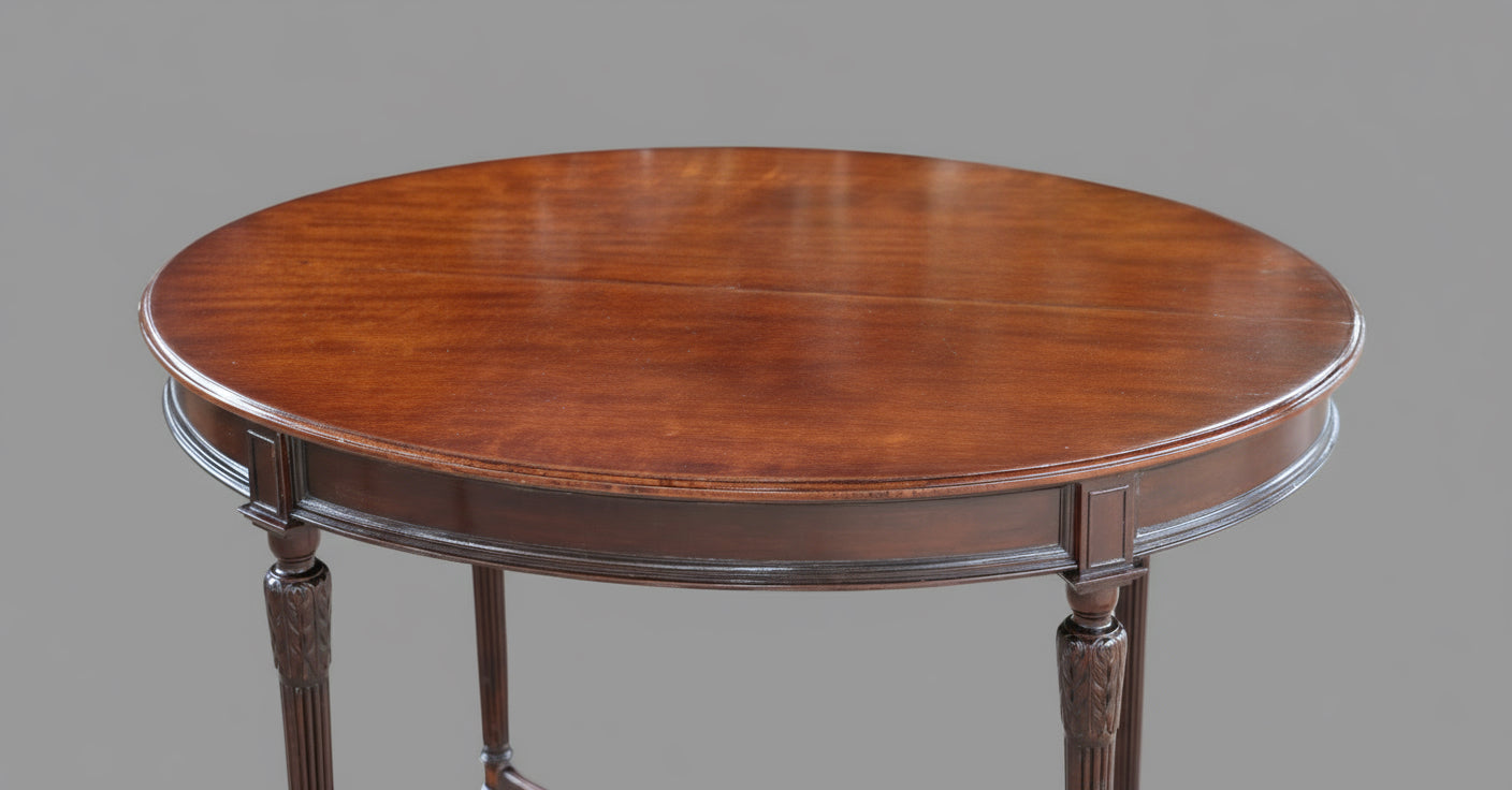 Edwardian mahogany oval Occasional Table