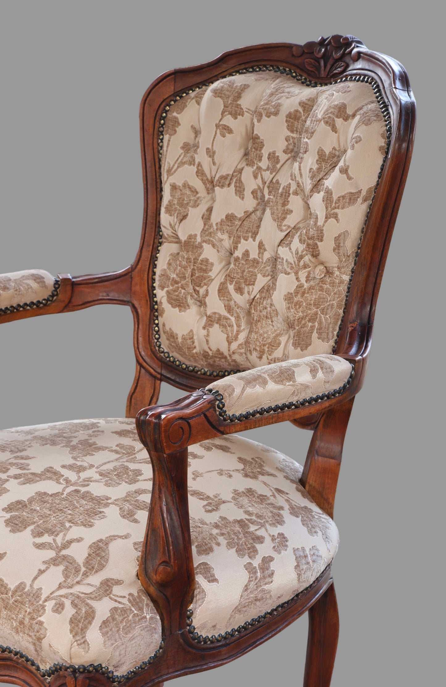 Pair of mid 20th century Louis XV style Open Armchairs - SOLD