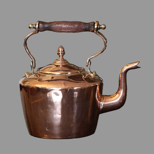 19th Century Copper Kettle