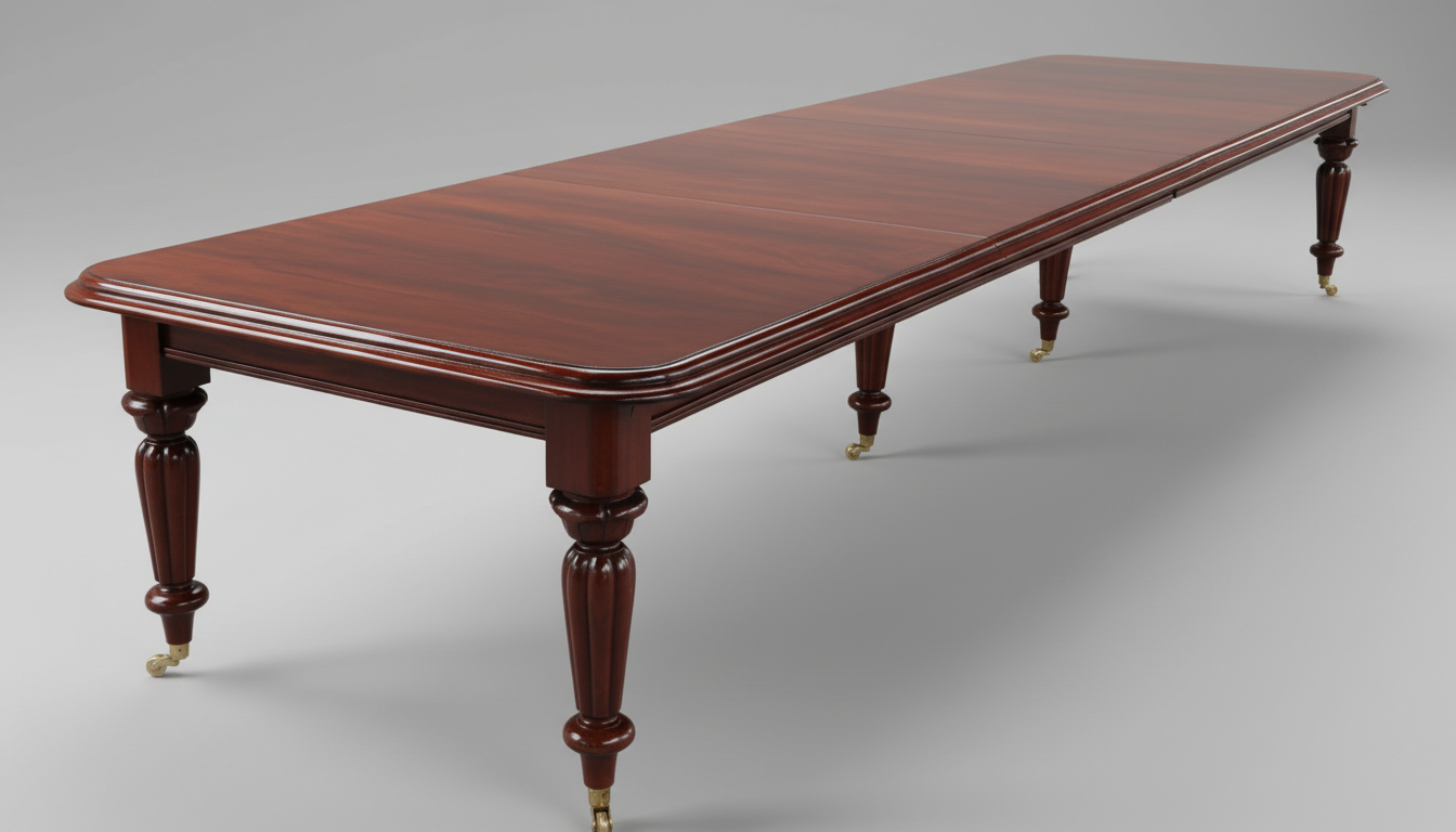 Sixteen Seater Victorian style mahogany Dining Table - SOLD