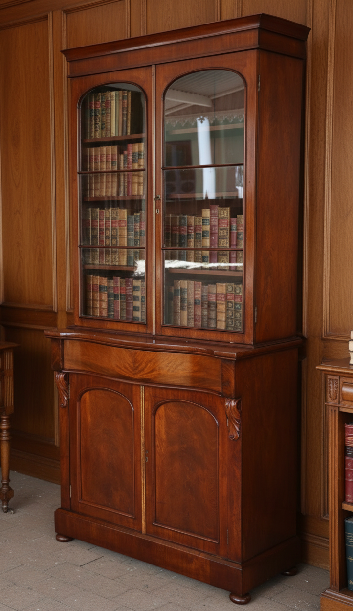 Victorian mahogany Bookcase