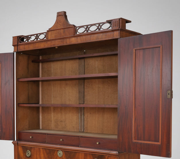 Late 18th Century Dutch Louis XVI-style Mahogany Armoire